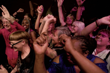 Production still from Dance Through Mid Life event.