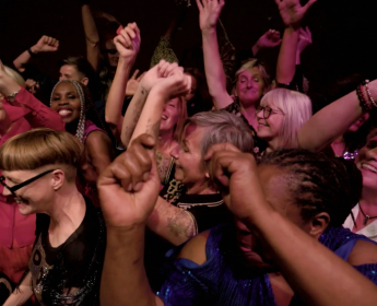 Production still from Dance Through Mid Life event.